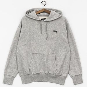 Stussy “Kira” Hoodie in Heathered Grey - Womens Small